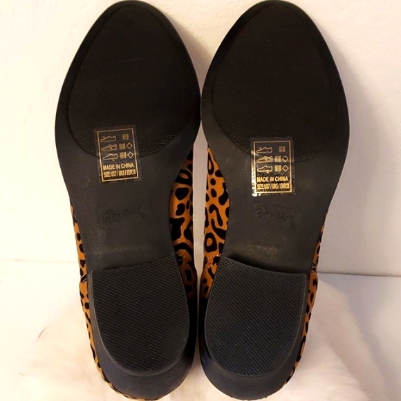 Womens Qupid Cheetah Print Faux Suede Heel Booties - Picture 6 of 9